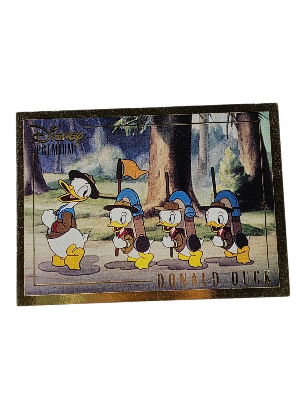 1995 Disney Donald Duck Trading Card - Yellow, Blue, White, Black